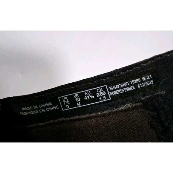 CLARKS COLLECTION Soft Cushion  Ankle Boots Sz 7.5M Black Leather Faux Fur - Picture 9 of 9